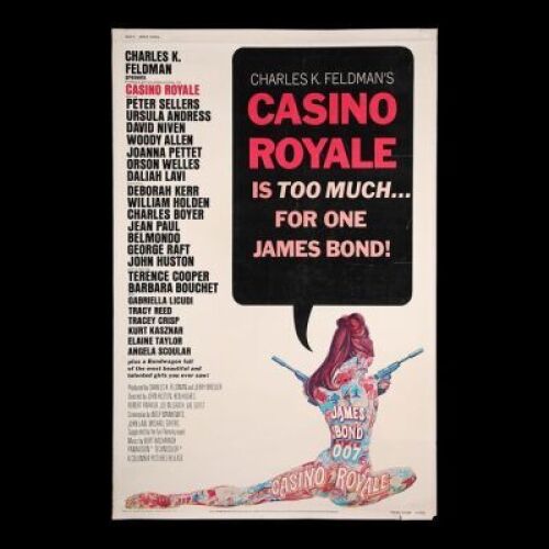 Lot #313 - CASINO ROYALE (1967) - US 40x60 Poster, 1967