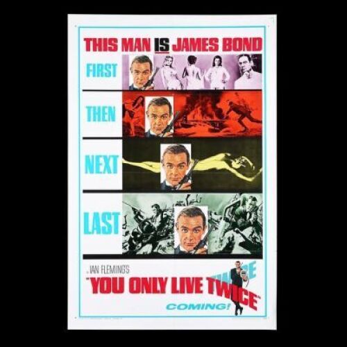 Lot #317 - YOU ONLY LIVE TWICE (1967) - US One-Sheet "Style-A" Advance Poster, 1967