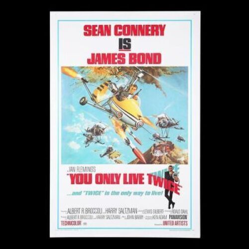 Lot #320 - YOU ONLY LIVE TWICE (1967) - US One-Sheet "Style-B" Poster, 1967