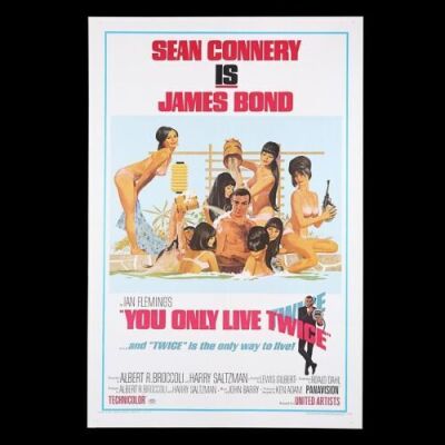 Lot #321 - YOU ONLY LIVE TWICE (1967) - US One-Sheet "Style-C" Poster