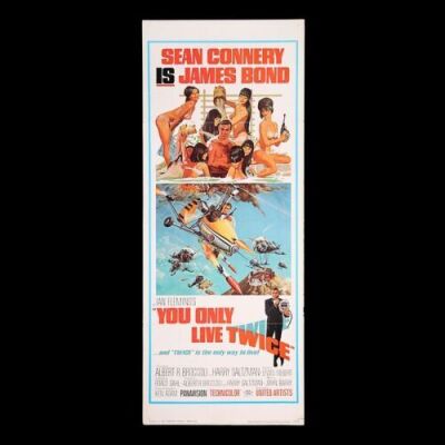 Lot #326 - YOU ONLY LIVE TWICE (1967) - US Insert Poster, 1967