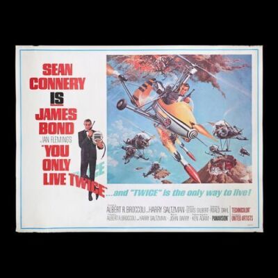 Lot #330 - YOU ONLY LIVE TWICE (1967) - US Subway "Style-B" Poster, 1967