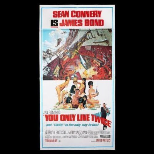 Lot #335 - YOU ONLY LIVE TWICE (1967) - US Three-Sheet Poster, 1967