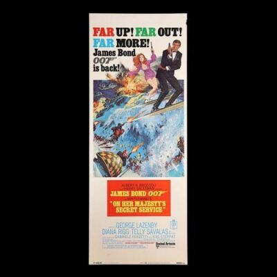 Lot #339 - ON HER MAJESTY'S SECRET SERVICE (1969) - US Insert Poster, 1969