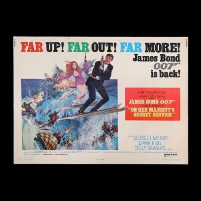 Lot #340 - ON HER MAJESTY'S SECRET SERVICE (1969) - US Half-Sheet Poster, 1969
