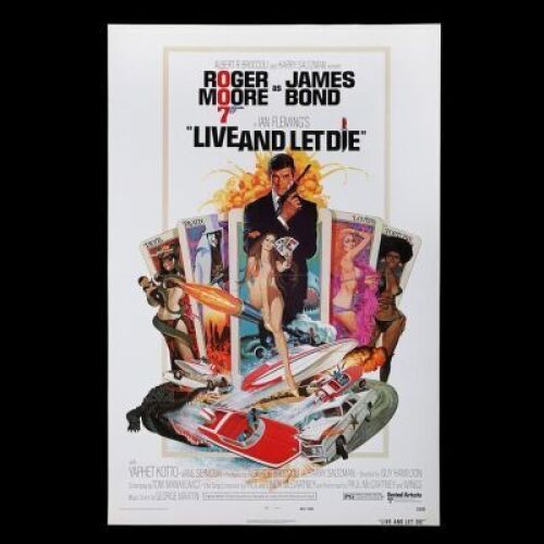 Lot #353 - LIVE AND LET DIE (1973) - US One-Sheet "West Hemi" Poster, 1973
