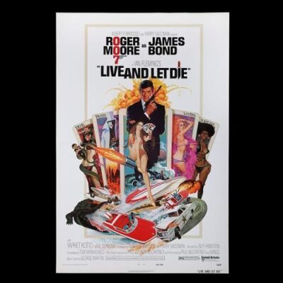 Lot #353 - LIVE AND LET DIE (1973) - US One-Sheet "West Hemi" Poster, 1973