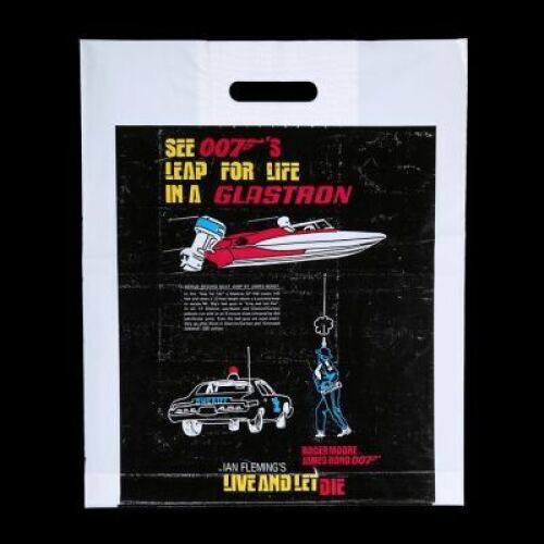 Lot #358 - LIVE AND LET DIE (1973) - US Glastron Plastic Bag, 1973