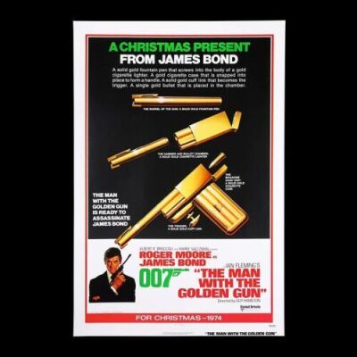 Lot #362 - THE MAN WITH THE GOLDEN GUN (1974) - US One-Sheet Advance Poster, 1974