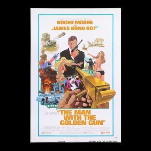 Lot #363 - THE MAN WITH THE GOLDEN GUN (1974) - US One-Sheet "Style-A" "West Hemi" Poster, 1974