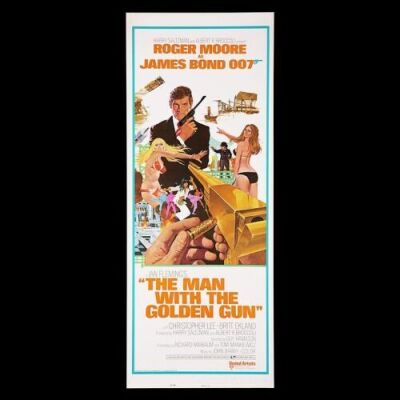 Lot #367 - THE MAN WITH THE GOLDEN GUN (1974) - US Insert "East-Hemi" Poster, 1974