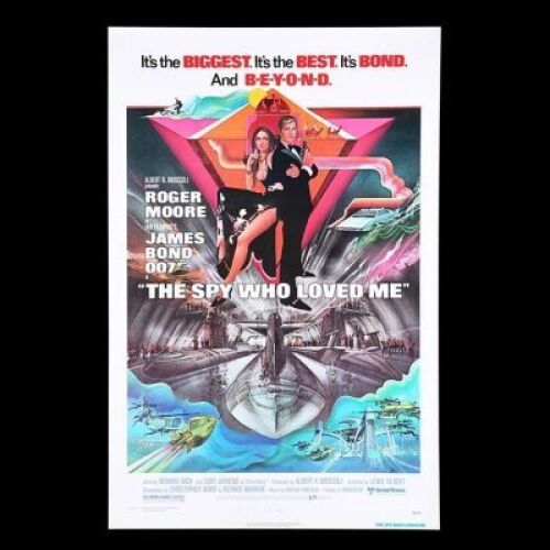 Lot #372 - THE SPY WHO LOVED ME (1977) - US One-Sheet Poster, 1977