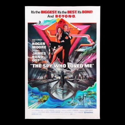 Lot #381 - THE SPY WHO LOVED ME (1977) - US 40x60 Poster, 1977