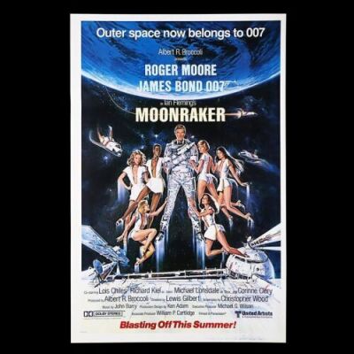 Lot #384 - MOONRAKER (1979) - US One-Sheet "Blasting Off This Summer" Advance Poster, 1979
