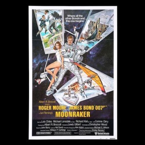 Lot #388 - MOONRAKER (1979) - US One-Sheet "Style-B International" Poster, 1979