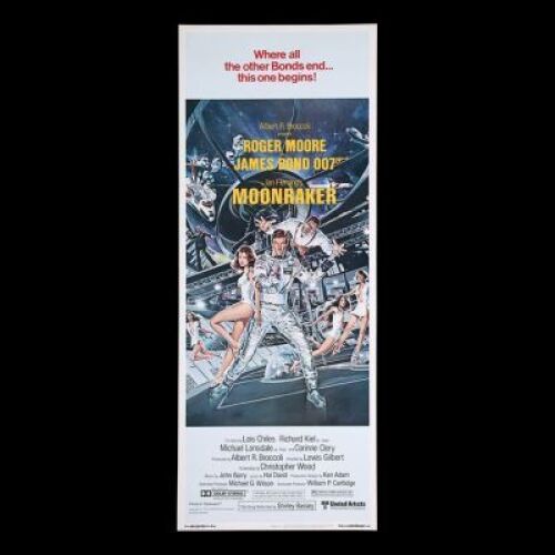 Lot #391 - MOONRAKER (1979) - US Insert Poster, 1979