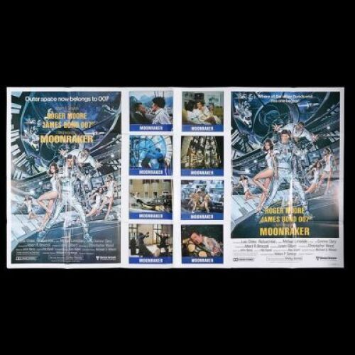 Lot #393 - MOONRAKER (1979) - US One-Stop "English" Poster, 1979