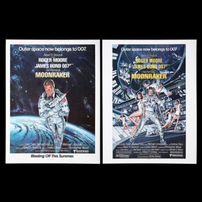 Lot #395 - MOONRAKER (1979) - Two US Promo Posters, 1979