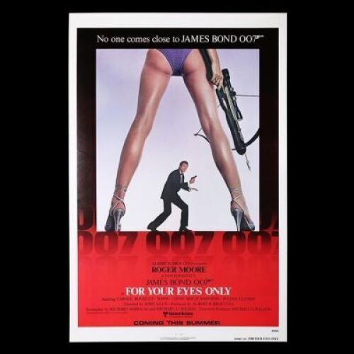 Lot #401 - FOR YOUR EYES ONLY (1981) - US One-Sheet Advance Poster, 1981