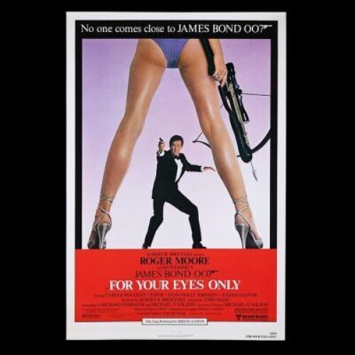 Lot #402 - FOR YOUR EYES ONLY (1981) - US One-Sheet Poster, 1981