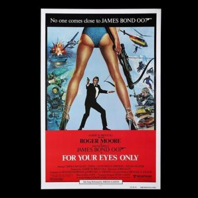 Lot #404 - FOR YOUR EYES ONLY (1981) - US One-Sheet "International" Poster, 1981