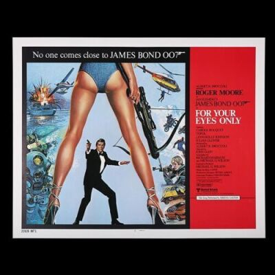 Lot #406 - FOR YOUR EYES ONLY (1981) - US Half-Sheet "International" Poster, 1981