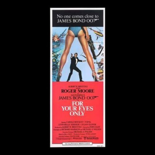 Lot #411 - FOR YOUR EYES ONLY (1981) - US Insert "International" Poster, 1981