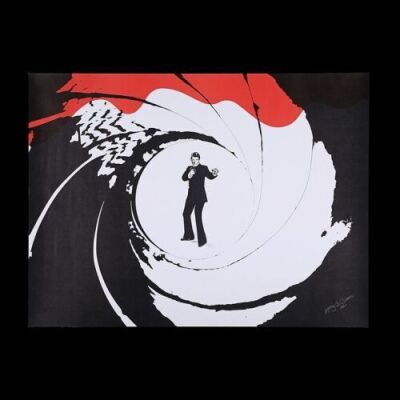 Lot #413 - FOR YOUR EYES ONLY (1981) - US Larry Green "Gun Barrel" Poster, 1981