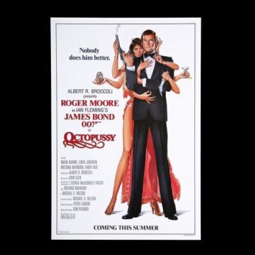 Lot #416 - OCTOPUSSY (1983) - US One-Sheet "Style-B" Advance, 1983
