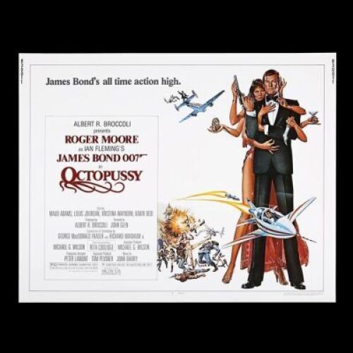 Lot #418 - OCTOPUSSY (1983) - US Half-Sheet Poster, 1983