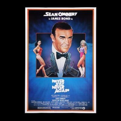 Lot #425 - NEVER SAY NEVER AGAIN (1983) - US 40x60 Poster, 1983