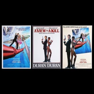 Lot #429 - A VIEW TO A KILL (1985) - Two US One-Sheet Posters and one Soundtrack Poster, 1985
