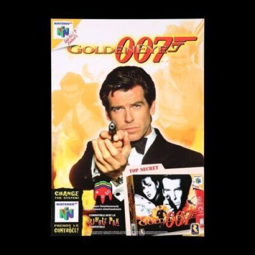 Lot #445 - GOLDENEYE (1995) - Nintendo Promo Poster, 1997