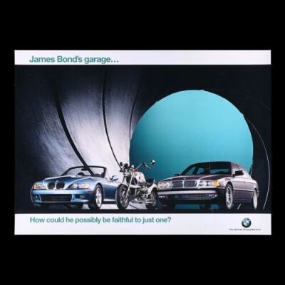 Lot #449 - TOMORROW NEVER DIES (1997) - BMW Promo Poster, 1997