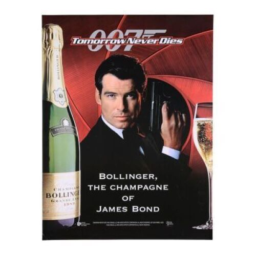Lot #450 - TOMORROW NEVER DIES (1997) - Bollinger Promo Poster, 1997