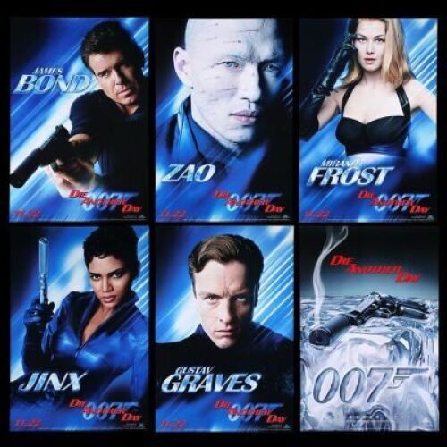 Lot #456 - DIE ANOTHER DAY (2002) - Six US One-Sheet "Single-Sided" Advance Posters, 2002