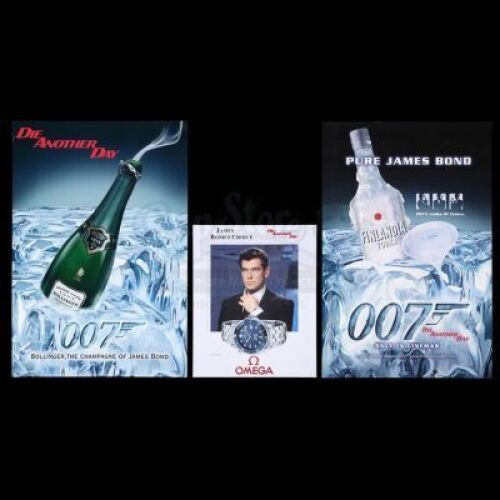 Lot #457 - DIE ANOTHER DAY (2002) - Three Commercial Posters, 2002