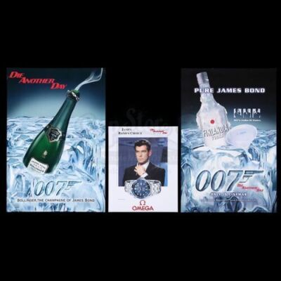Lot #457 - DIE ANOTHER DAY (2002) - Three Commercial Posters, 2002