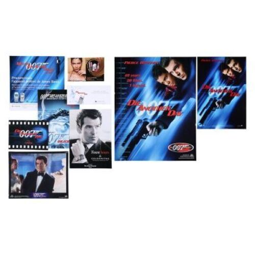 Lot #458 - DIE ANOTHER DAY (2002) - 20 Lobby Cards, Merchandise Leaflets, Posters and Ephemera, 2002