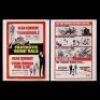 Lot #304 - THUNDERBALL (1965) / FROM RUSSIA WITH LOVE (1963) AND THUNDERBALL (1965) / YOU ONLY LIVE TWICE (1967) - Two US 30x40 Posters, 1968-70 Re-Releases