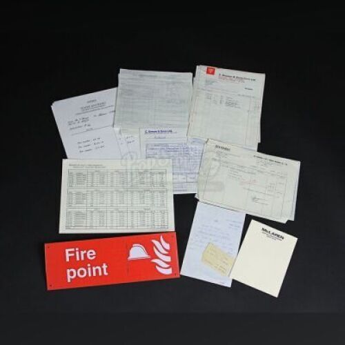 RUSH -McLaren Set Dressing Paperwork (RP147)