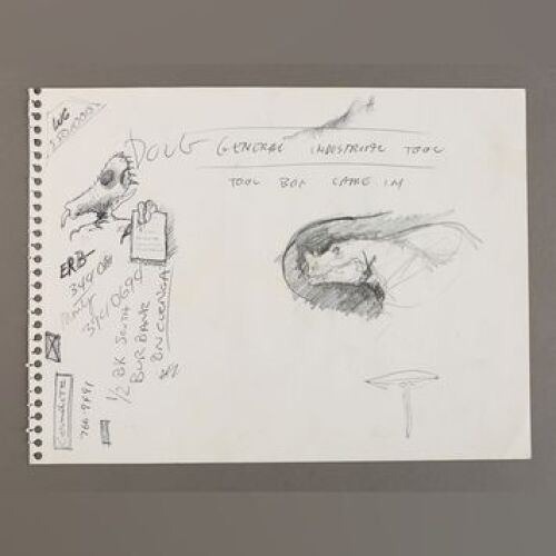 STAR WARS: EPISODE IV - A NEW HOPE - Hand-Drawn Cantina Aliens and Greedo Sketch