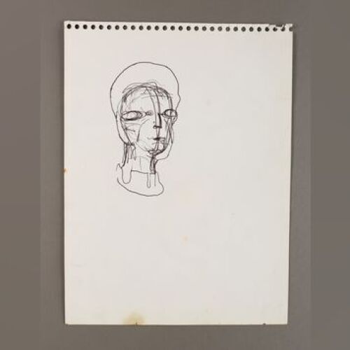 STAR WARS: EPISODE IV - A NEW HOPE - Hand-Drawn Duros Alien Sketch by Phil Tippett