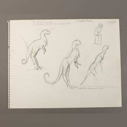 STAR WARS: EPISODE IV - A NEW HOPE - Hand-Drawn Holochess Character Sketches by Phil Tippett