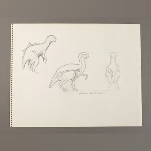 STAR WARS: EPISODE IV - A NEW HOPE - Hand-Drawn Holochess Character Sketches by Phil Tippett