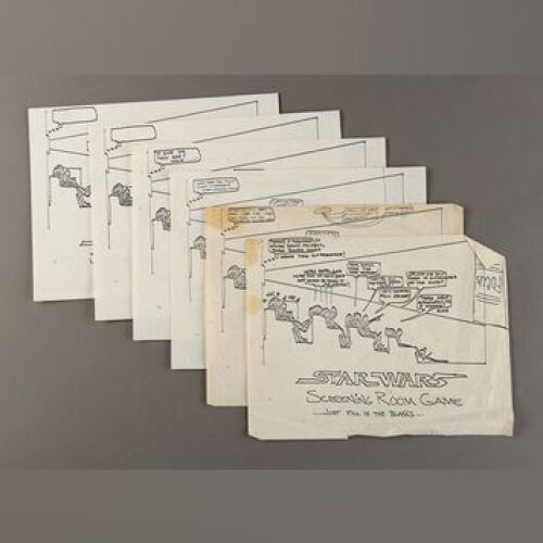 STAR WARS: EPISODE V - THE EMPIRE STRIKES BACK - 'Screening Room Game' Printed Sheets