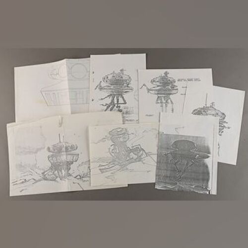 STAR WARS: EPISODE V - THE EMPIRE STRIKES BACK - Imperial Probe Droid Design Prints