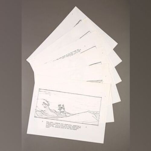 STAR WARS: EPISODE V - THE EMPIRE STRIKES BACK - Opening Sequence Printed Storyboards