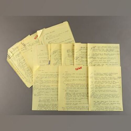STAR WARS: EPISODE V - THE EMPIRE STRIKES BACK - Extensive Handwritten Tauntaun Animation Notes by Phil Tippett