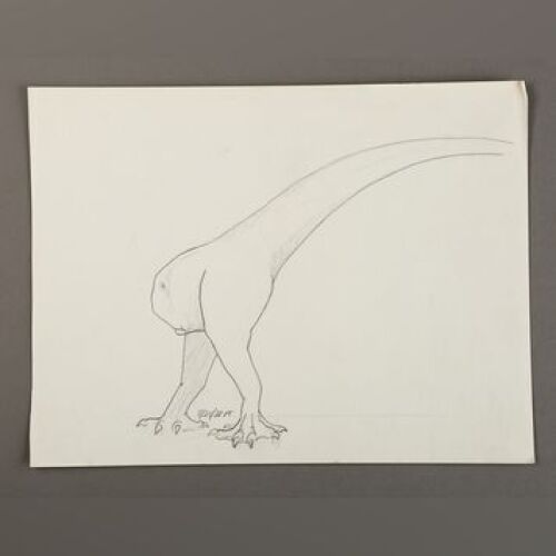 STAR WARS: EPISODE V - THE EMPIRE STRIKES BACK - Hand-Drawn Tauntaun Concept by Phil Tippett